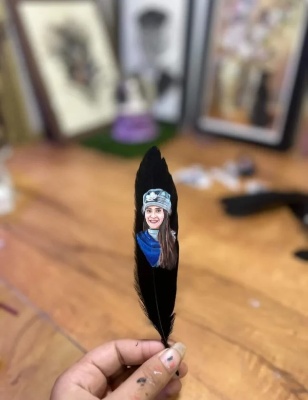 Feather Painting - Image 5