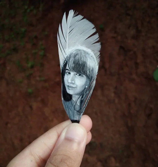 Feather Painting - Image 4
