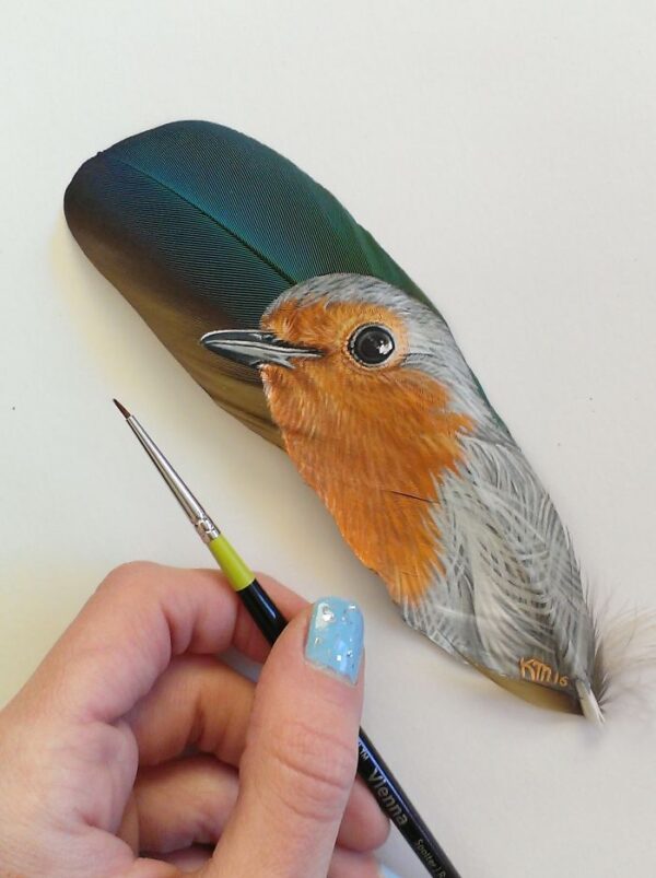 Feather Painting - Image 6