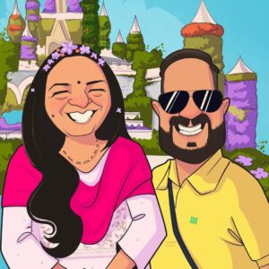 Couple Pop Illustration