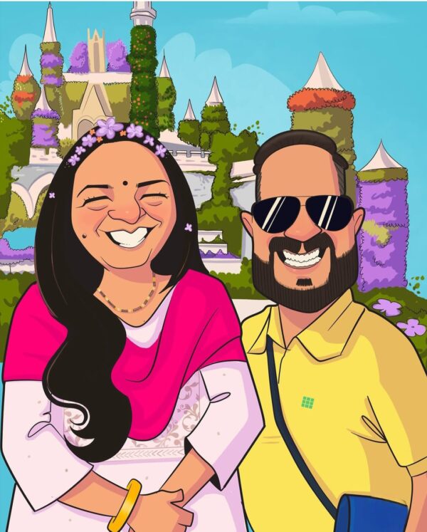 Couple Pop Illustration