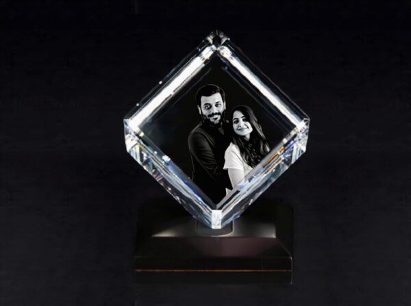 Personalized 3D Crystal Cube - Image 9