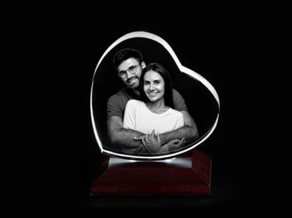 Personalized 3D Crystal Cube