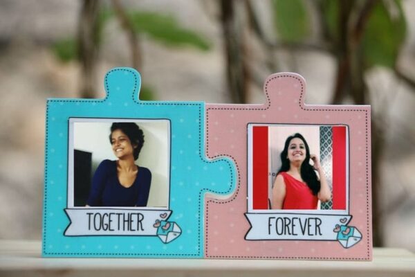 Personalized Puzzle Pieces Wooden Fridge Magnet - Image 5