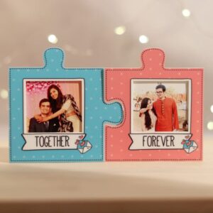 Personalized Puzzle Pieces Wooden Fridge Magnet