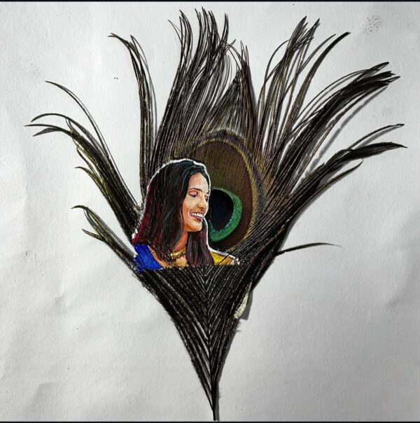 Peacock Feather Painting - Image 8