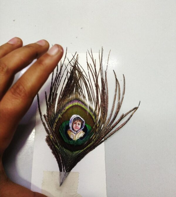 Peacock Feather Painting - Image 7