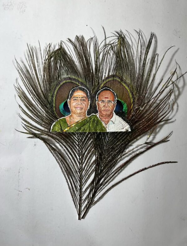 Peacock Feather Painting - Image 9