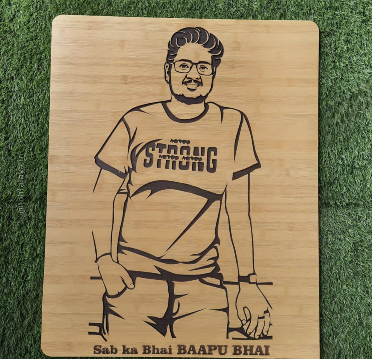 Wooden Portrait - Image 8