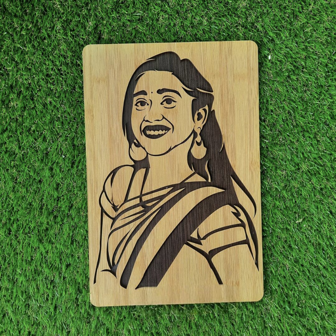Wooden Portrait - Image 3
