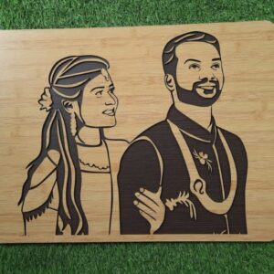 Wooden Portrait