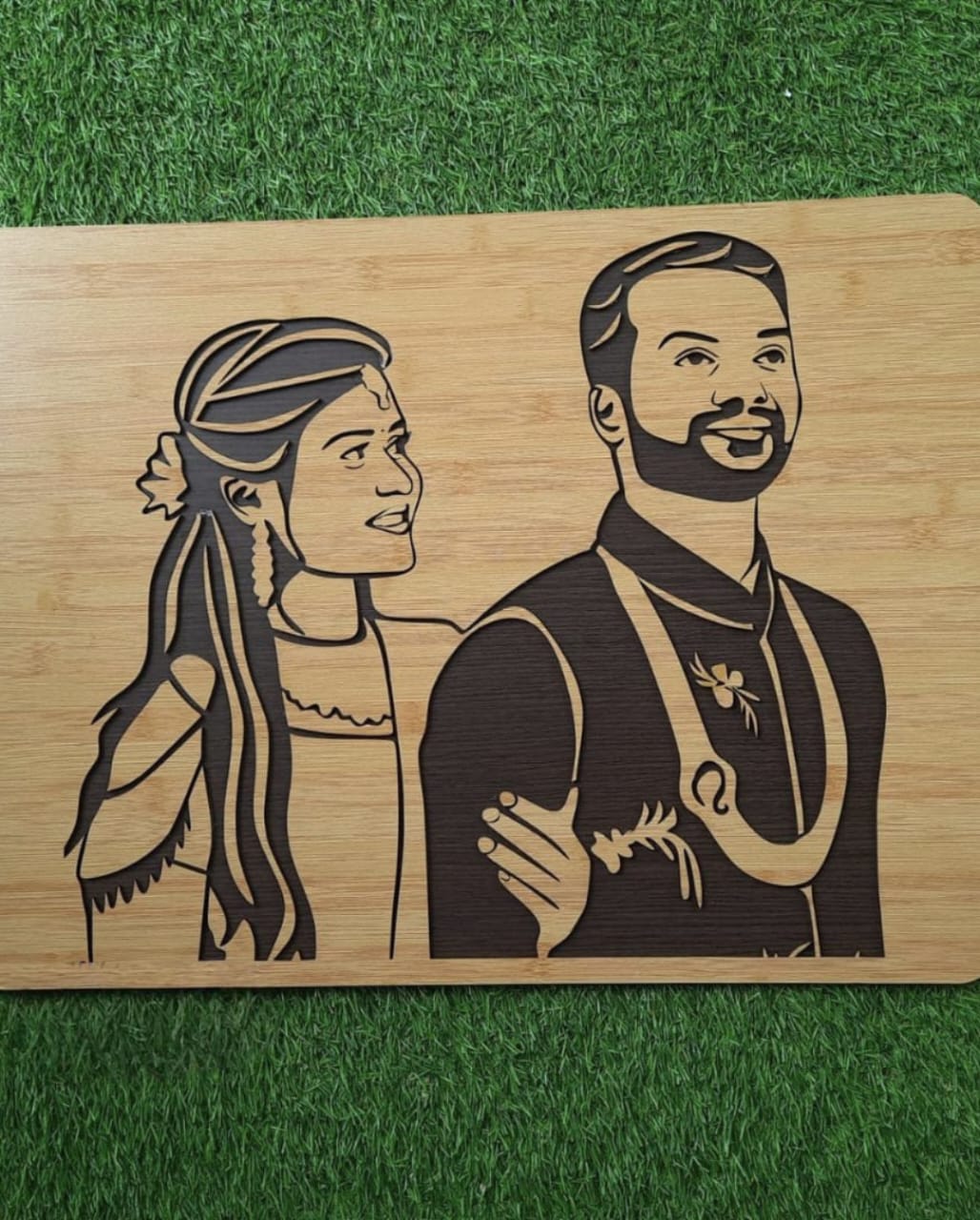 Wooden Portrait