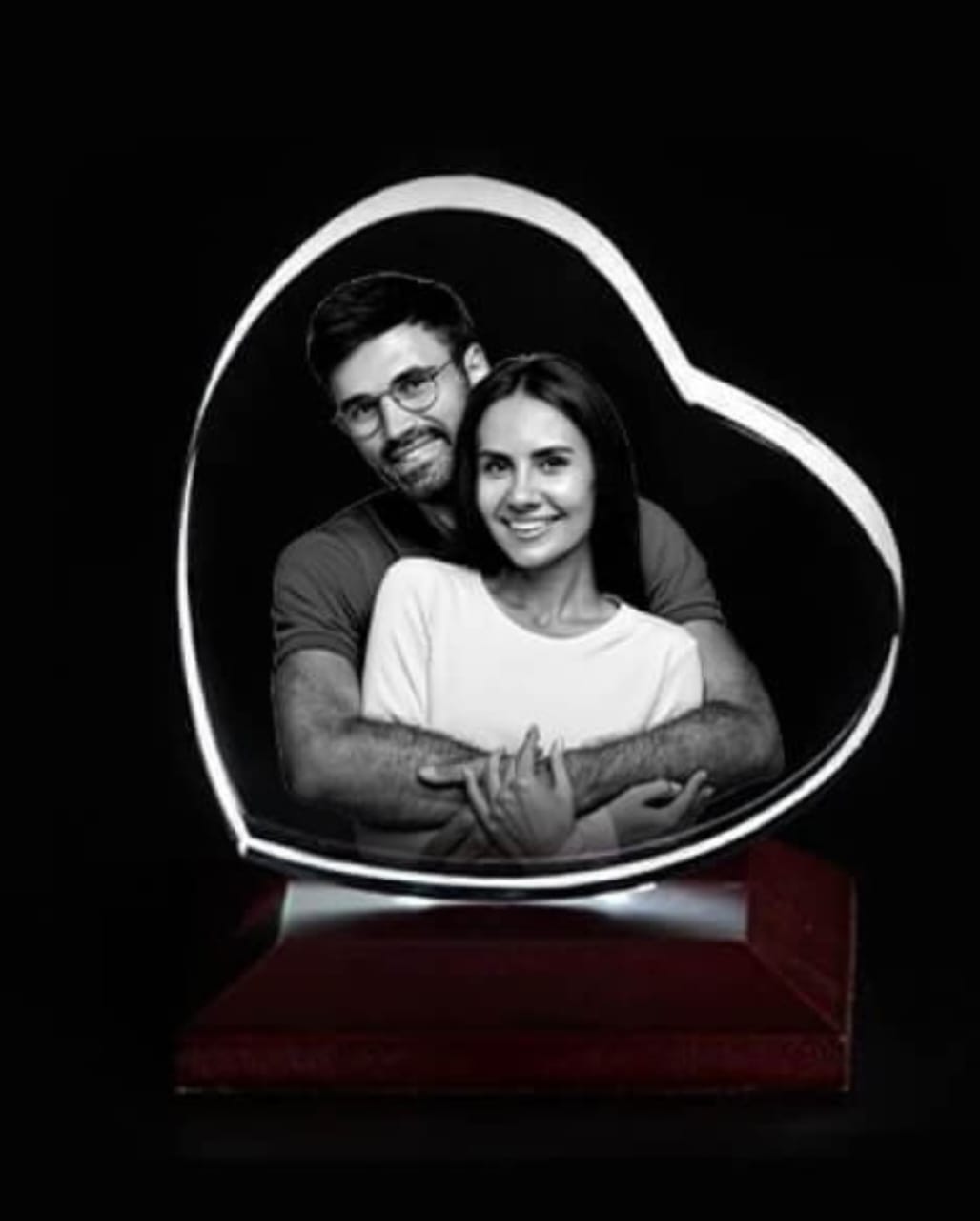 Personalized 3D Crystal Cube