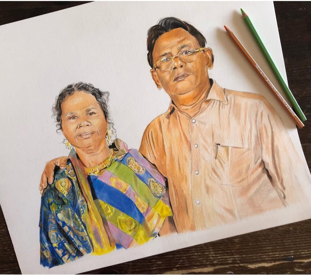 Colour Pencil Portrait - Image 6