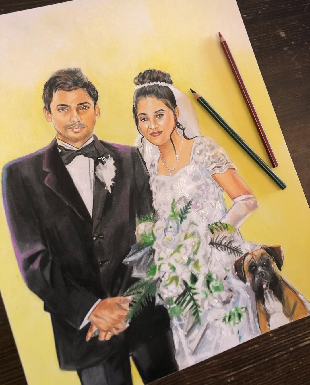 Colour Pencil Portrait - Image 4