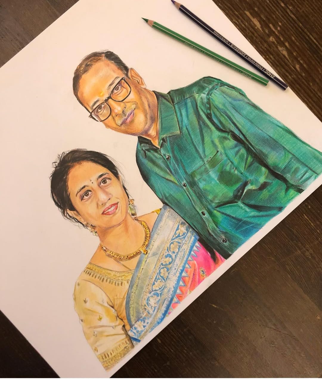 Colour Pencil Portrait - Image 3