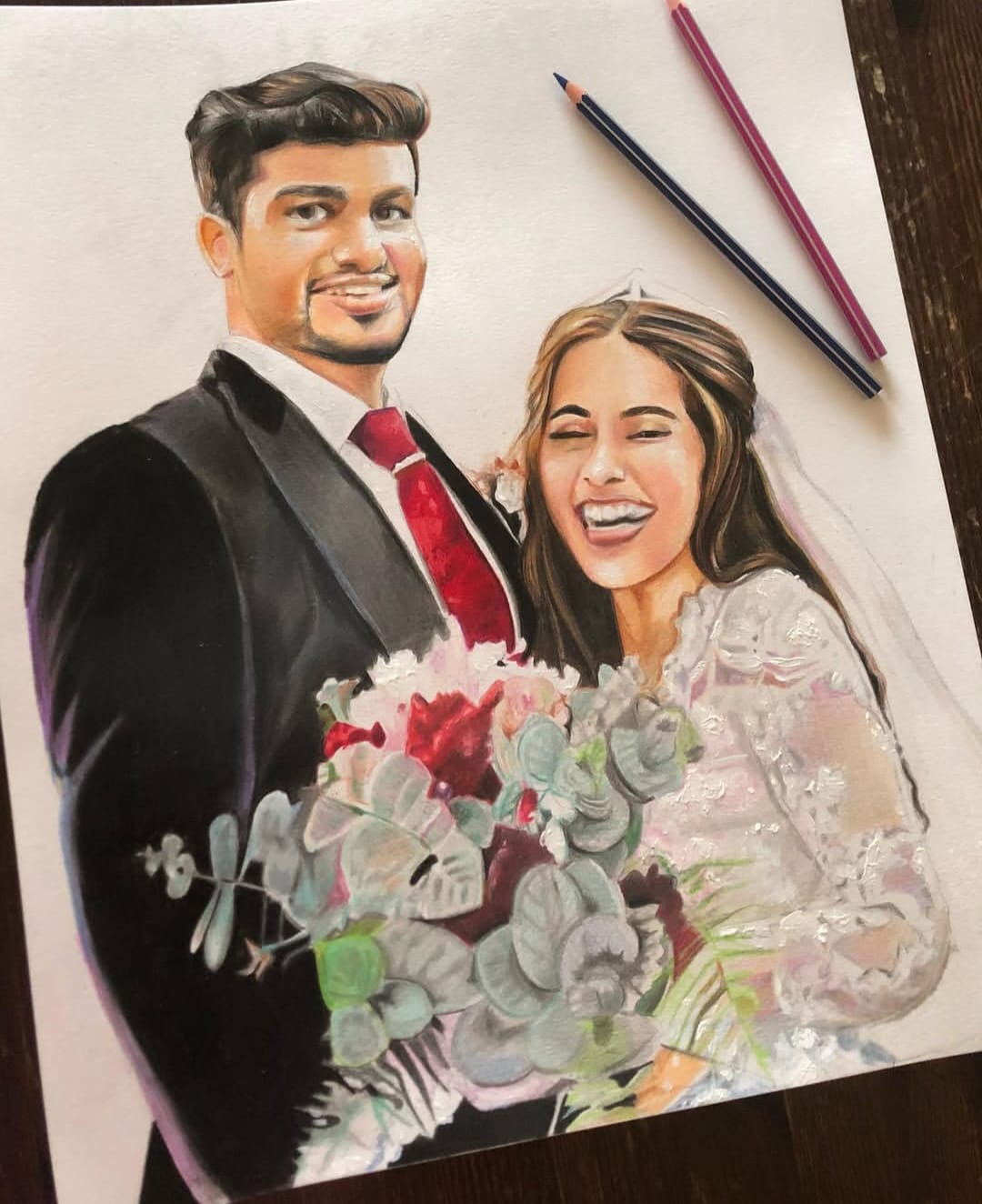 Colour Pencil Portrait - Image 2