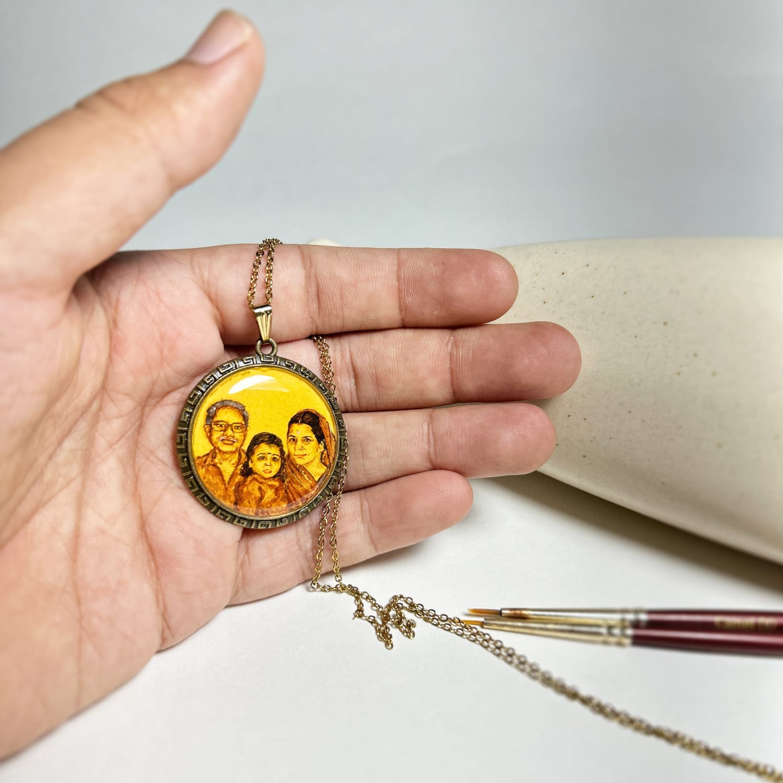 Handpainted Pendant - Image 2